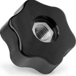 Πόμολα μαργαρίτα από duroplast με διαμπερές πάσο 01PP5 - 01PP5D PP5 M8 50mm M8 - 01pp5d-pp5-m8-50mm-m8