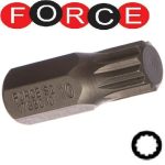 Μύτες 10mm πολύσφηνες κοντές Force 1783 - 1783012 12x30 - 1783012-12x30