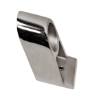 Βάση σωλήνα λοξή 60 μοιρών διαμπερής Inox M8209 - 22mm - 22mm