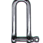 Ναυτικά κλειδιά "D" μακριά Inox M8259 - M8259 4mm - m8259-4mm