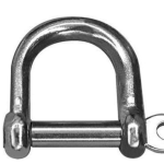 Ναυτικά κλειδιά "D" φαρδιά Inox M8269 - M8269 5mm - m8269-5mm