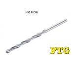 Τρυπάνια σιδήρου κοβαλτίου HSS Co5 μακριά 2.0mm έως 13.00mm DIN340 PTG - 234051150 11.50mmx195 - 234051150-11-50mmx195