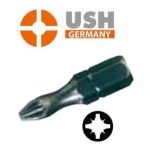 Μύτες 1/4" σταυρού κοντές Pozidriv USH USG001236 - USG0012362 PZ 3x25 - usg0012362-pz-3x25